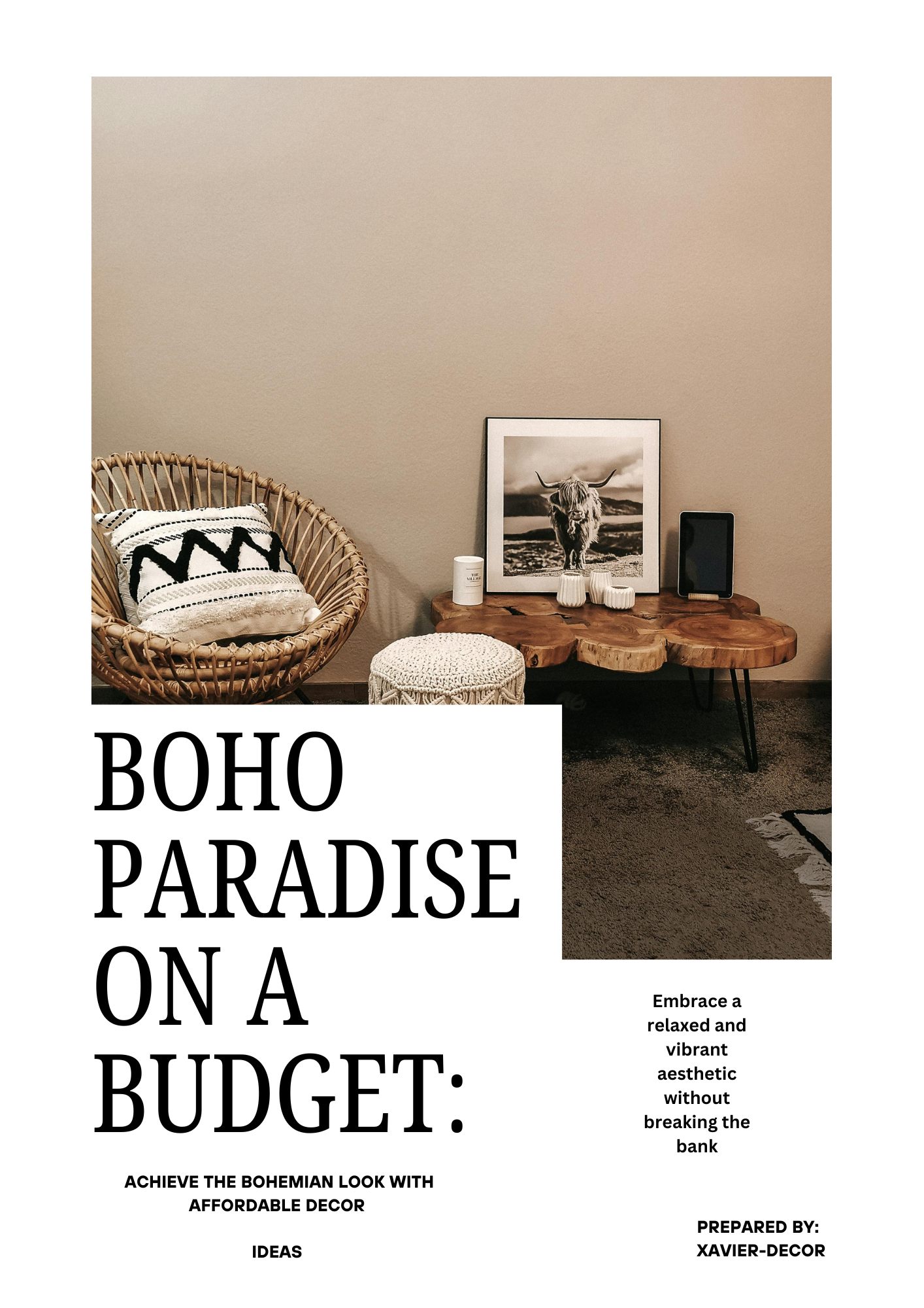 BOHO DECORATION ON BUDGET | GUEID