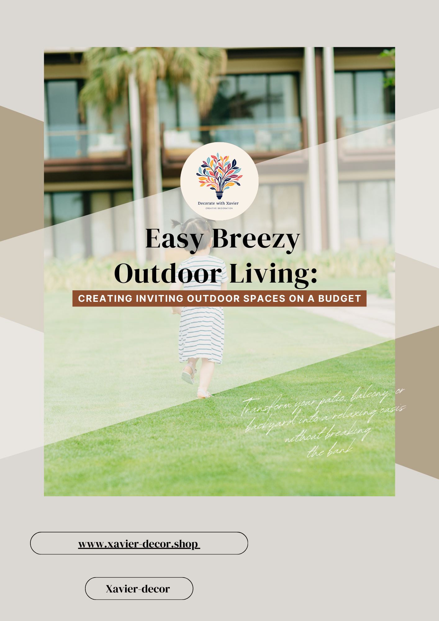 EASY BREEZY OUTDOOR DECORATION | GUEID